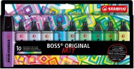 STABILO BOSS ORIGINAL ARTY - Kalte Farbtöne - 10er-Pack - Textmarker