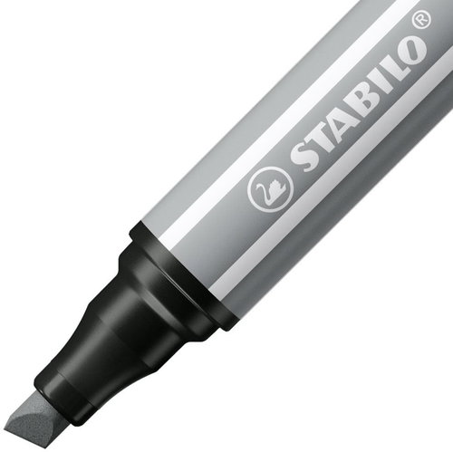 STABILO Pen 68 MAX - silver grey - Felt Tip Pens - Main image