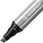 STABILO Pen 68 MAX - stříbrně šedá - Fixy