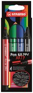 STABILO Pen 68 MAX - ARTY - 4 Stück - Filzstifte