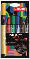STABILO Pen 68 MAX - ARTY - 6 Stück - Filzstifte