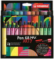 STABILO Pen 68 MAX - ARTY - 24 ks sada