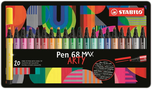 STABILO Pen 68 MAX - ARTY - 20 Stück - Filzstifte - Hauptbild