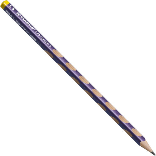 STABILO EASYgraph S Metallic Edition L HB, Triangular, Purple - Pencil - Main image