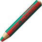 STABILO woody 3in1 duo, dupla színű hegy, piros/sötétzöld - Színes ceruza