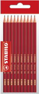 STABILO Schwan 2B, HB, H, Hexagonal, Red - Pack of 10 - Pencil