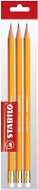 STABILO Swano HB, Hexagonal, Yellow - Pack of 3 - Pencil