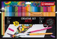 STABILO CREATIVE SET ARTY - Pen 68, point 88, case 36 pcs - Felt Tip Pens