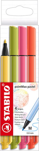 STABILO pointMax, pouzdro 4 ks - Linery - Hlavní obrázek