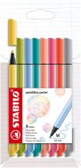 STABILO pointMax, pastelové farby, puzdro 8 ks - Liner