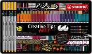 STABILO Creative Tips ARTY – súprava 50 ks v plechu (10 farieb Urban) - Linery