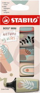 STABILO BOSS MINI Naturevibes - set of 5 colours - Highlighter