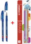Writing Set STABILO pencils pencil 160, 3 pcs + ballpoint pens Exam Grade BP, blue, 2 pcs - Sada psacích potřeb