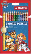 STABILO Coloured Pencils – PAW Patrol – Set of 12 – featuring PAW Patrol designs - Coloured Pencils