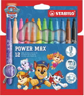 STABILO power max PAW Patrol – set of 12 – featuring PAW Patrol designs - Felt Tip Pens