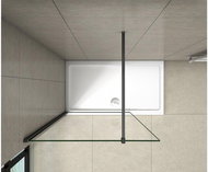 Stacato Walky Line Black, Profile and stabilizing strut black 1400mm - Shower Screen