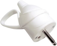 Solight Zástrčka přímá s úchytem, IP20, bílá - Plug