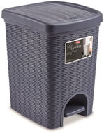 STEFANPLAST Waste Bin 20L, 31 × 27.5 × 39cm, Blue - Rubbish Bin