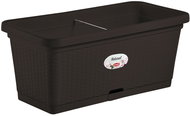 STEFANPLAST Self-watering planter Natural 80 anthracite - Flower Box