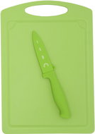 STEUBER Cutting board 29 x 20 cm with peeling knife, green - Cutting Board