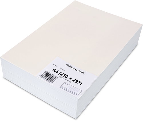 STEPA Skizze A4 500 Blatt, weiß - Papier - Hauptbild