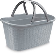 Stefanplast Elegance laundry basket 35 l, grey - Laundry Basket