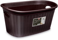 Stefanplast Koš na prádlo 35 l, 58 × 38 × 28 cm, hnědý - Laundry Basket