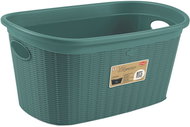 Stefanplast Koš na prádlo 35 l, 58 × 38 × 28 cm, zelenošedý - Laundry Basket