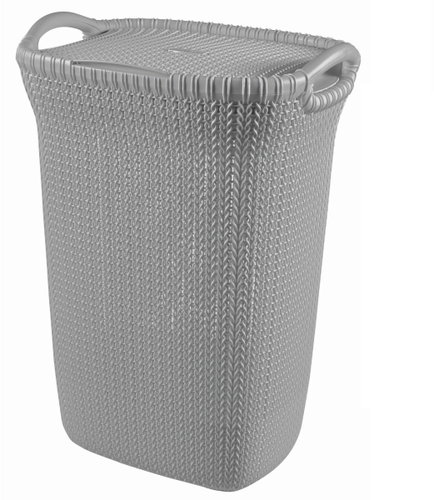 Curver Laundry basket Knit 57 l, grey - Laundry Basket - Main image