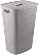 Curver Koš na špinavé prádlo Laundry Hamper 56 l, světle šedý - Laundry Basket