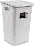 Stefanplast Koš na prádlo Elegance 50 l, bílý - Laundry Basket
