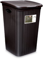 Stefanplast Koš na prádlo Elegance 50 l, hnědý - Laundry Basket