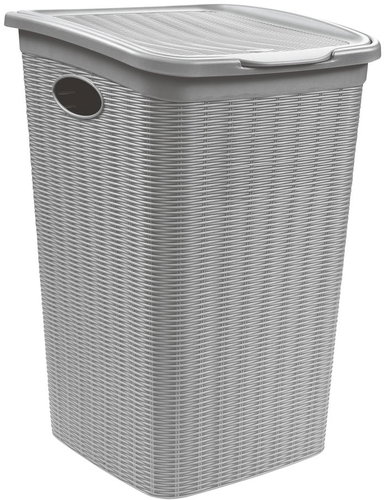 Stefanplast Koš na prádlo Elegance 50 l, šedý - Laundry Basket - Main image