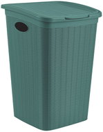 Stefanplast Koš na prádlo 50 l, 38 × 37 × 54,5 cm, zelenošedý - Laundry Basket