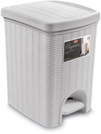 Stefanplast pedálový koš 20 l, 31 × 27,5 × 39 cm, bílý - Rubbish Bin