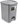 Pedal Bin 20L, 31 × 27.5 × 39cm, Grey