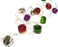 MagicHome Christmas bell chain, white, 2× AA, 1,9 m - Light Chain
