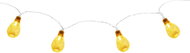 MagicHome Christmas chain with ball lantern, gold, 2× AA, indoor - Light Chain