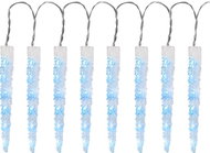 MagicHome Christmas Icicle chain, ice blue, 8 functions, outdoor, 2,7 m - Light Chain