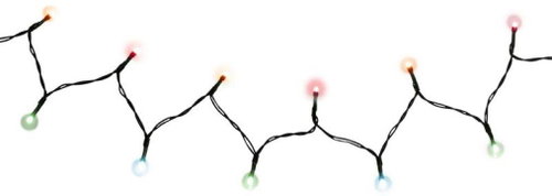 MagicHome Christmas CEIBO chain, multicolour, 8 functions, timer, 3× AA, outdoor, 3,5 m - Light Chain - Main image