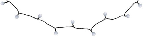 MagicHome Christmas Cherry Balls chain, cool white, 8 lighting functions, 9,9 m - Light Chain - Main image