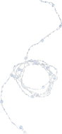 MagicHome chain Christmas Pearl, cold white, 2× AA, 2 m - Light Chain