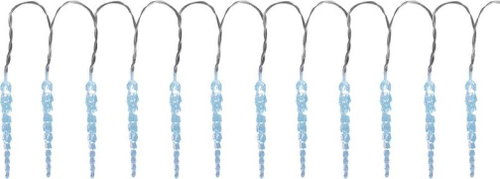MagicHome Christmas chain with icicles, cold white, 3× AA, outdoor, 2,2 m - Light Chain - Main image