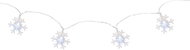 MagicHome Christmas chain with snowflakes, cold white, 2× AA, indoor, 0,9 m - Light Chain
