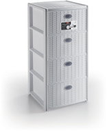 Stefanplast Plastic storage shelf Elegance, 4 drawers, white - Shelving Unit