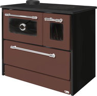 Strend Pro 701-G OMEGA Kuzine, with glass, brown, left outlet - Solid Fuel Stove