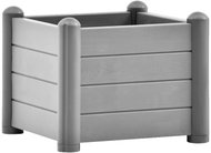  STEFANPLAST Truhlík, vyvýšený záhon Italia 43 šedá - Raised Garden Bed