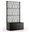 Dark grey, with grid