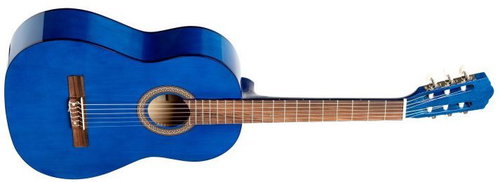 Stagg SCL50 4/4 Blue - Classical Guitar - Main image