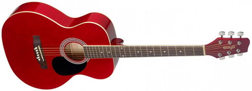 Stagg SA20A, Red - Acoustic Guitar - Main image